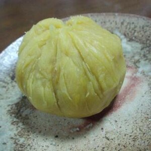 お鍋１つで作るさつまいもの茶巾